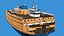 3D model staten island ferry new york