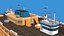 3D model staten island ferry new york
