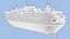 3D model staten island ferry new york