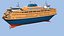 3D model staten island ferry new york