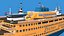 3D model staten island ferry new york