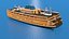 3D model staten island ferry new york