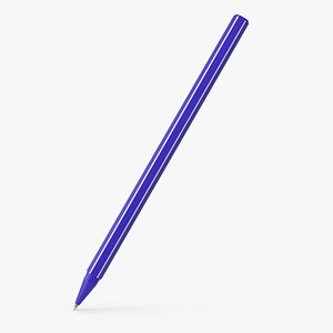 Blue Pen 3D model