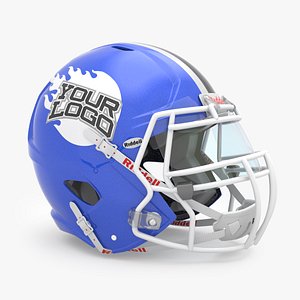 3d fbx american football helmet riddell