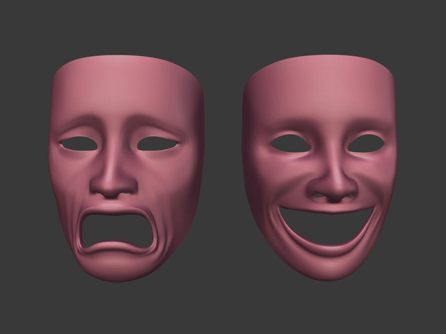 theater mask 3D model https://p.turbosquid.com/ts-thumb/qs/XeTW9H/zdnpRQVH/i2/jpg/1528750815/1920x1080/fit_q87/c7bc7ab95683c947557cad29f357e1db994ef086/i2.jpg