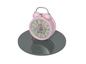 3D alarm clock model