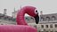 Flamingo inflatable toy Viva Magenta