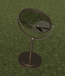 vanity mirror 3d model