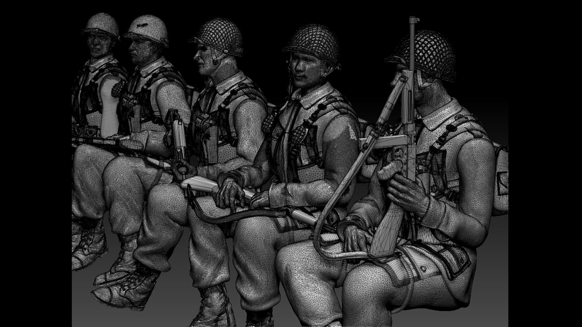 3D Usa Soldiers Tank Crew Model - TurboSquid 1764976