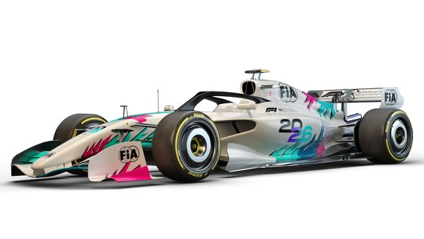 F1 Concept 2026 Template for Livery 3D model TurboSquid 2291077