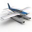 light aircraft piper pa 3d model