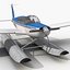 light aircraft piper pa 3d model