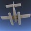 light aircraft piper pa 3d model