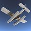 light aircraft piper pa 3d model