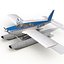 light aircraft piper pa 3d model