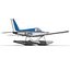 light aircraft piper pa 3d model