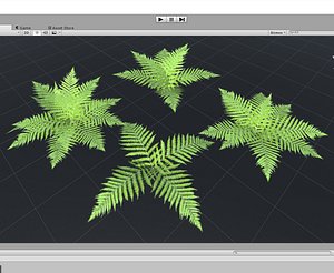 3d model fern