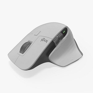 3D Wireless Mouse Logitech MX Master 3S Pale Gray model