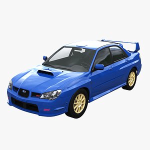 3D Subaru Impreza WRX STI 2007