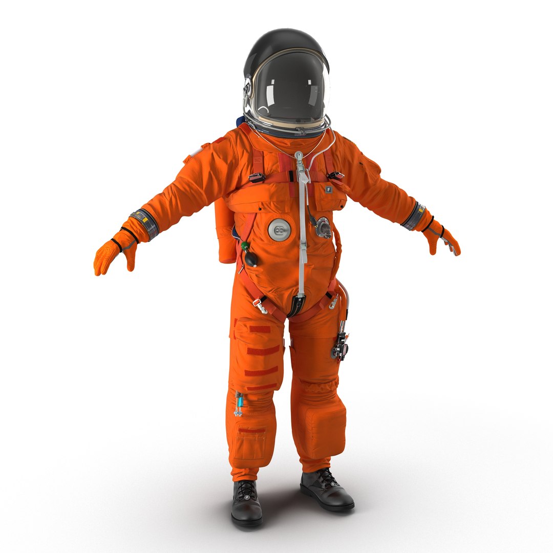 US Advanced Crew Escape Suit ACES 3D model preview
