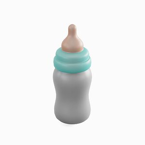 3D model Cartoon Baby Milk Bottle 04