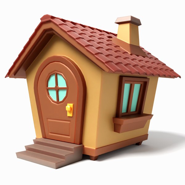 3D Toon House model - TurboSquid 1923511