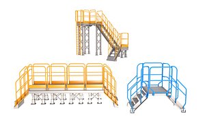 Industrial Stairs Collection model