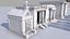 cemetery mausoleums tombs graveyards 3D