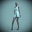 jumpsuit shorts on female mannequin