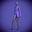 jumpsuit shorts on female mannequin