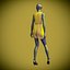 jumpsuit shorts on female mannequin