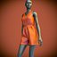 jumpsuit shorts on female mannequin