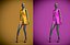 jumpsuit shorts on female mannequin