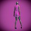 jumpsuit shorts on female mannequin