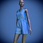 jumpsuit shorts on female mannequin
