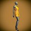 jumpsuit shorts on female mannequin