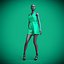 jumpsuit shorts on female mannequin