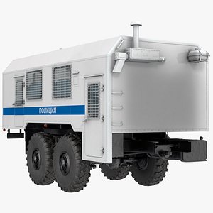 Russian Police Truck Wagon