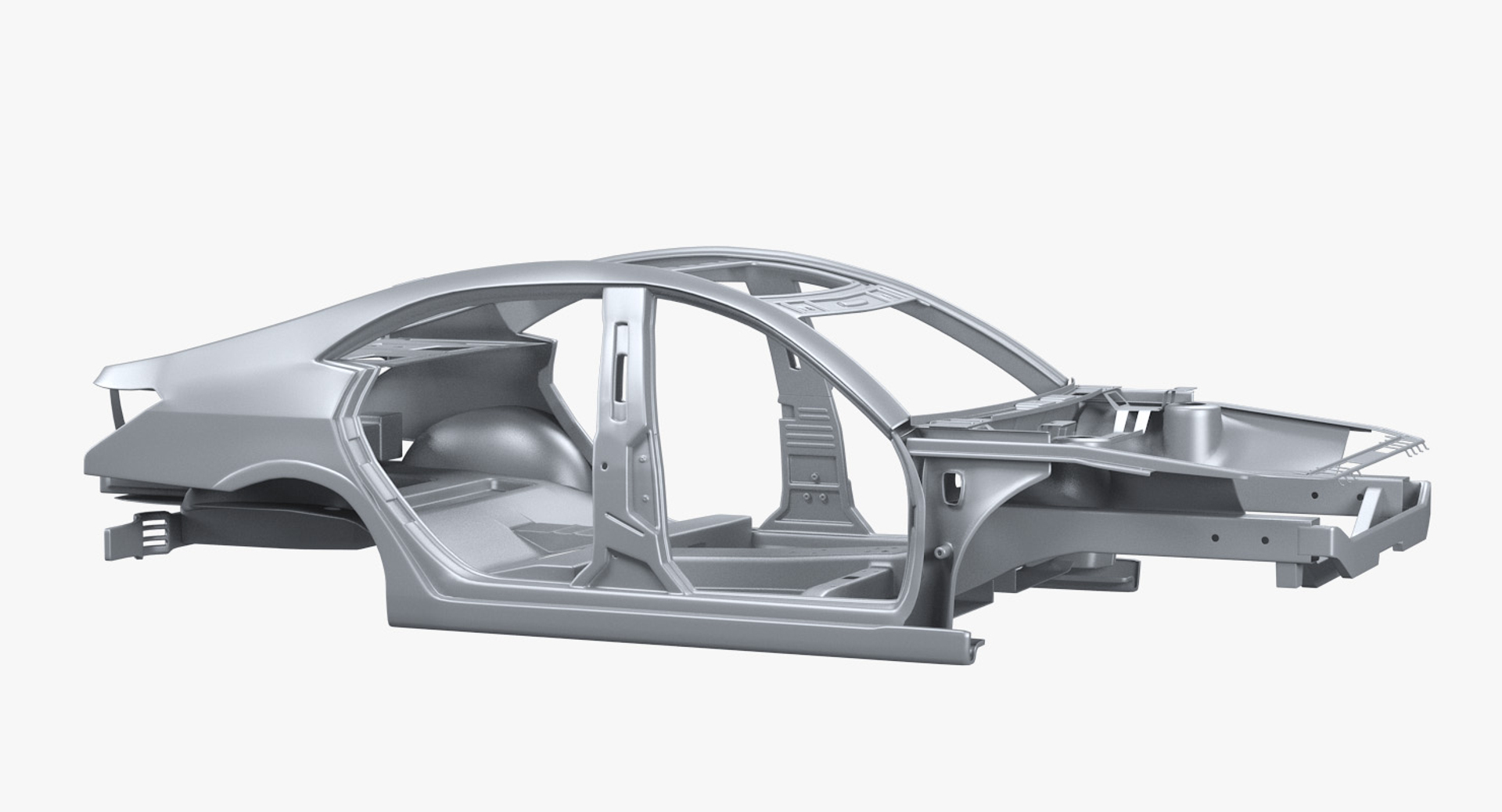 Car Body Frame 3D Model - TurboSquid 1364276