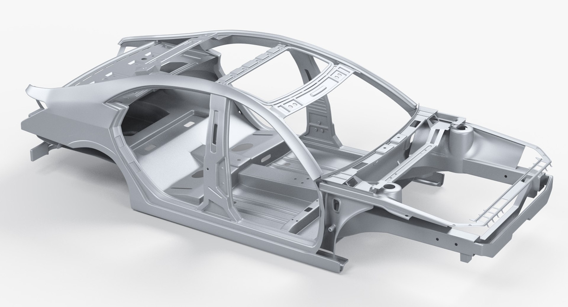 Car Body Frame 3D Model - TurboSquid 1364276