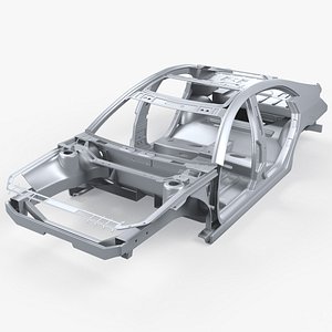 car body frame 3D model