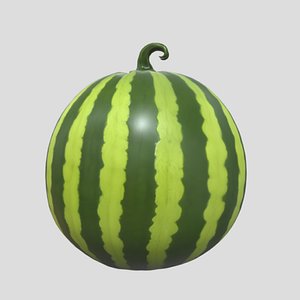 Watermelon 3D model