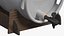 Firkin Metal Cask on Wooden Stillage