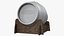 Firkin Metal Cask on Wooden Stillage
