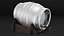 Firkin Metal Cask on Wooden Stillage