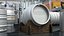 Firkin Metal Cask on Wooden Stillage