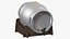 Firkin Metal Cask on Wooden Stillage
