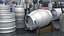 Firkin Metal Cask on Wooden Stillage