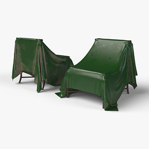 Covered chair model