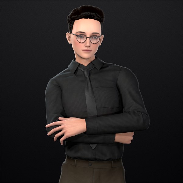 3D model Alex Schoolboy - Game Ready 3D Character